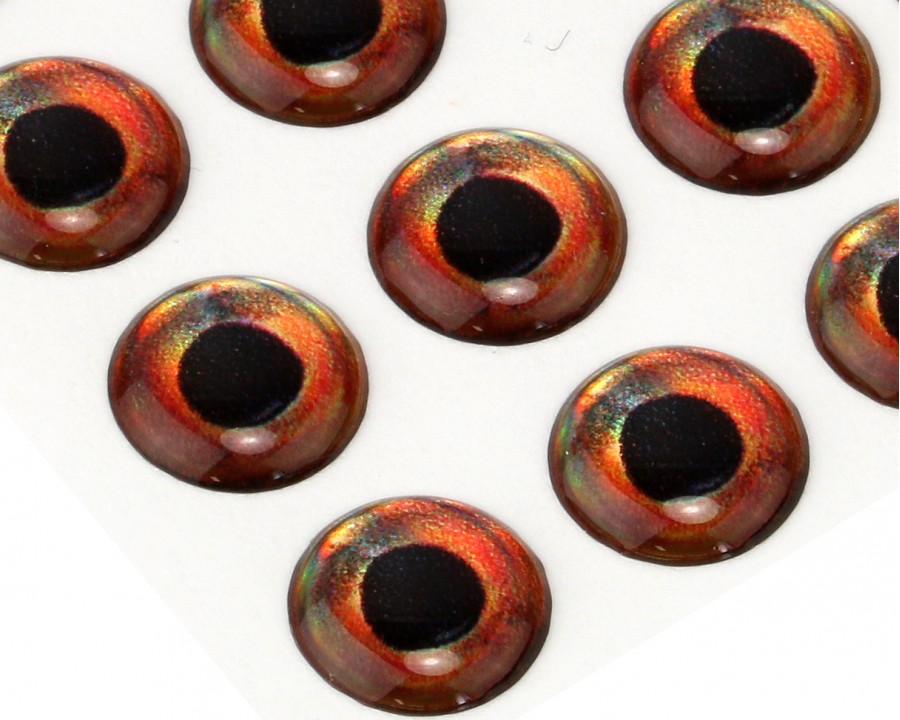 3D Epoxy Fish Eyes, Roach, 5 mm