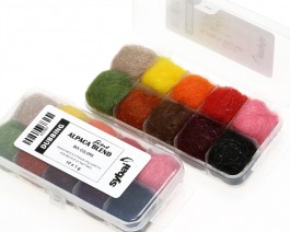 Fine Alpaca Blend Dubbing, Box, Mix Colors