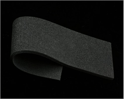 Sheet Soft Foam, Black,  2 mm